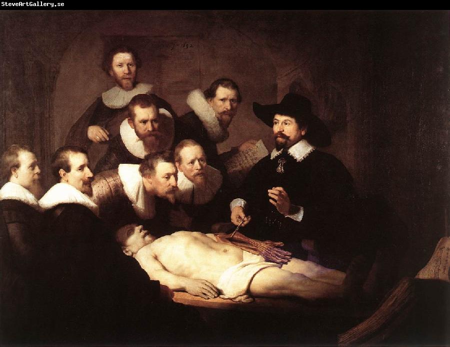 REMBRANDT Harmenszoon van Rijn The Anatomy Lecture of Dr. Nicolaes Tulp SE